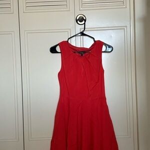 Express coral red dress size 2